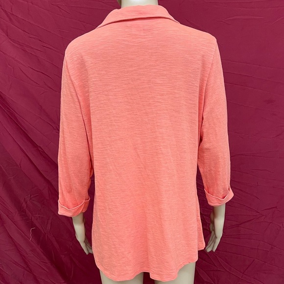 Wrangler Peach embroidered button up shirt size XL - Picture 5 of 6